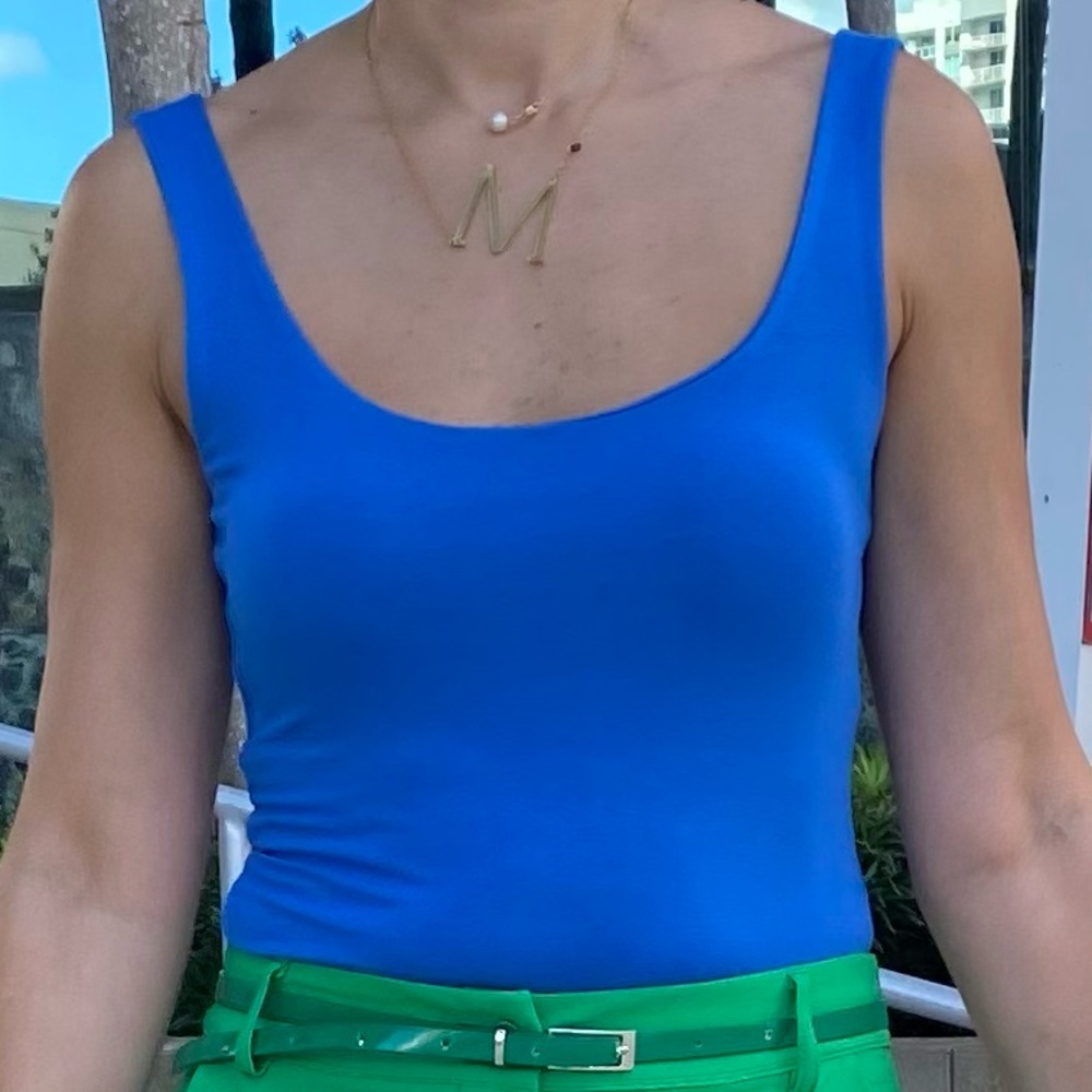 ⸻

NWT Bright Blue Bodysuit – Sizes S, M, L in - Picture 5 of 7